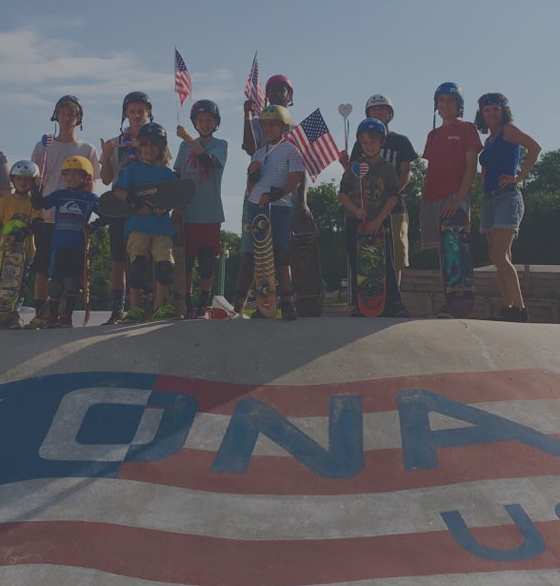 Skateboard camp at Kona Skatepark